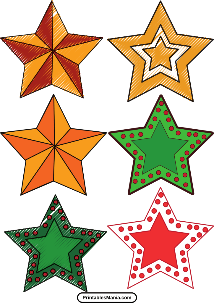 star cut out for room decorations