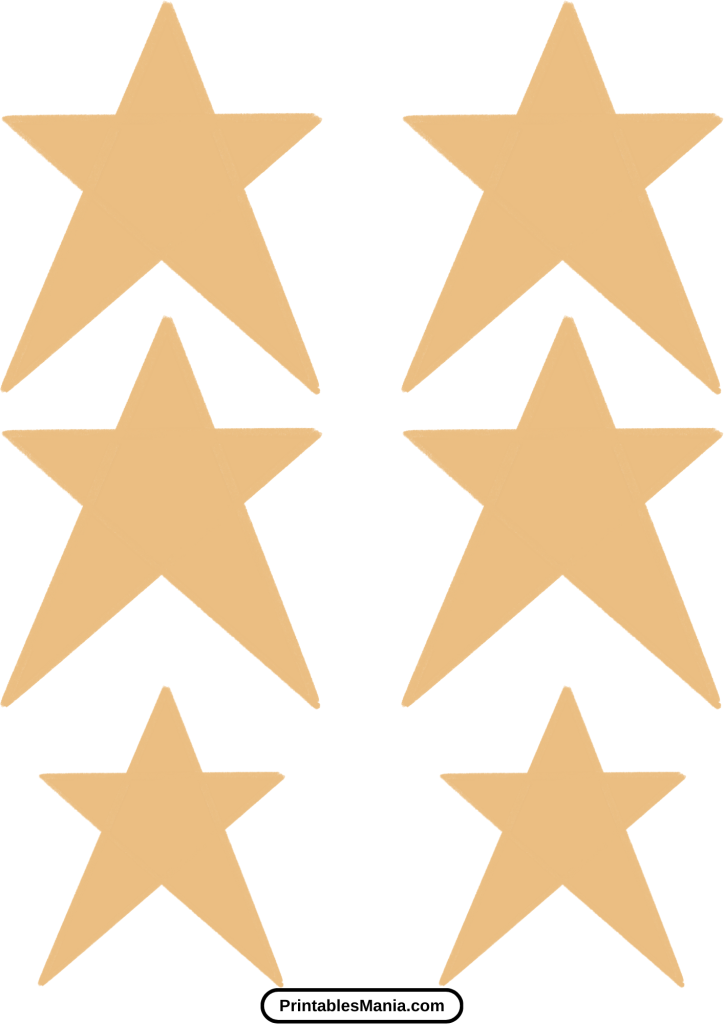 printable star cut out for art projects