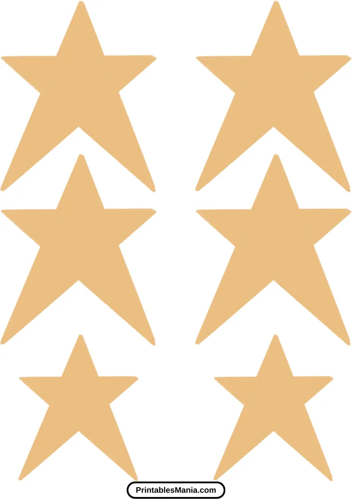 printable star cut out for art projects