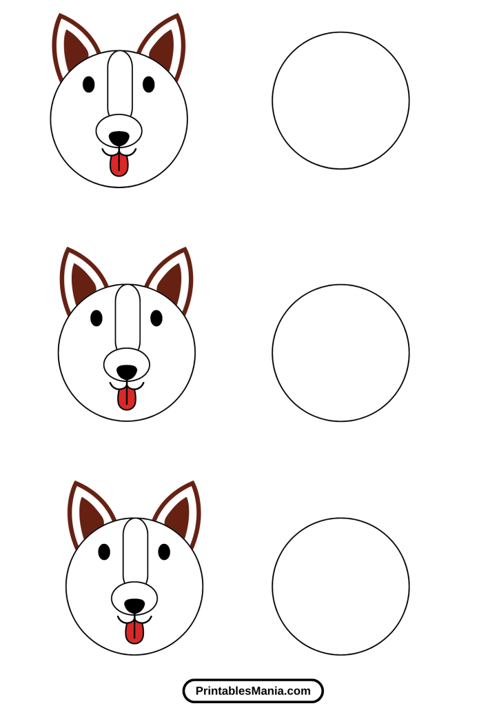 corgi macaron template