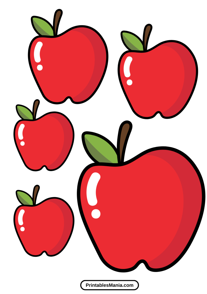 free printable apple tree template