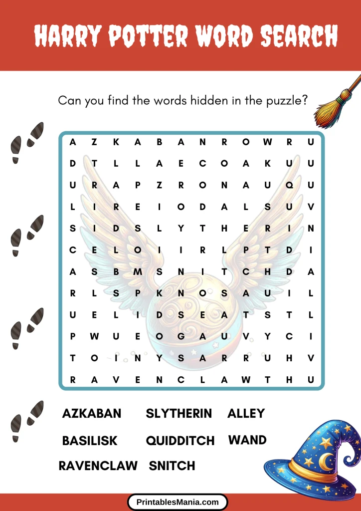 interactive harry potter word search game