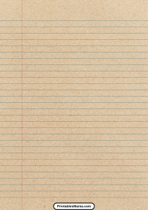 Lined Paper Printable PDF - Printables Mania