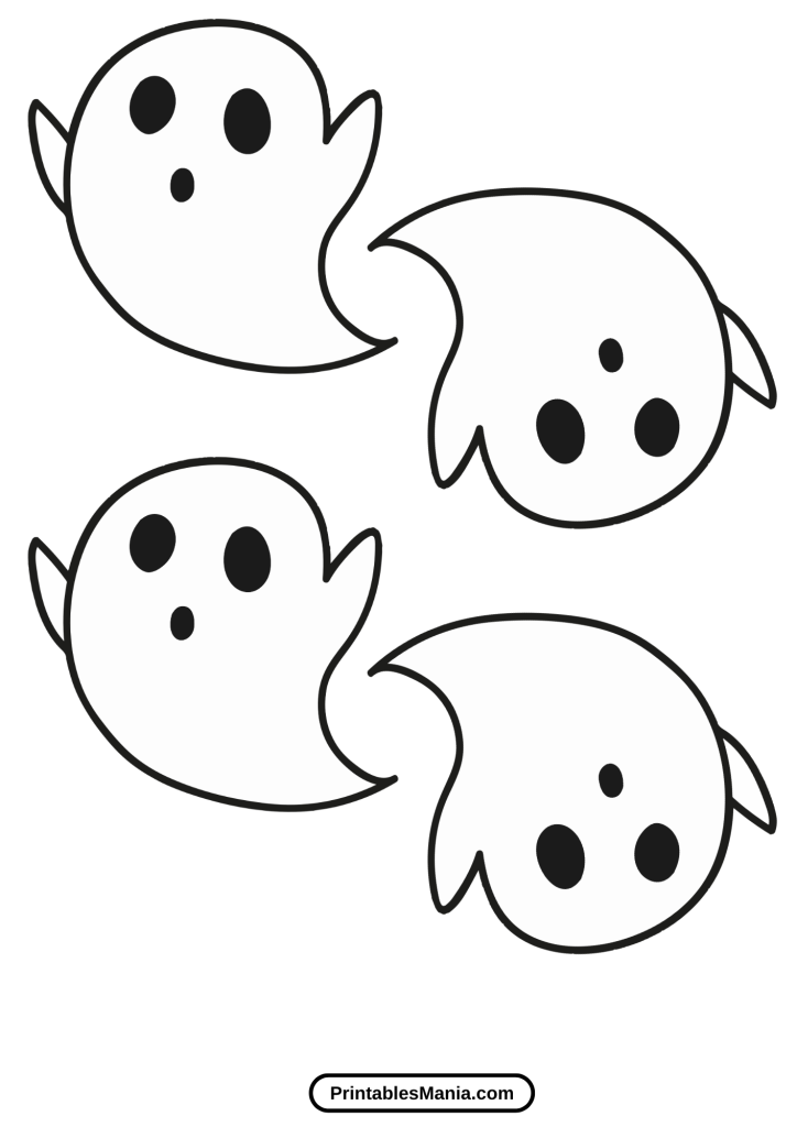 printable ghost templates