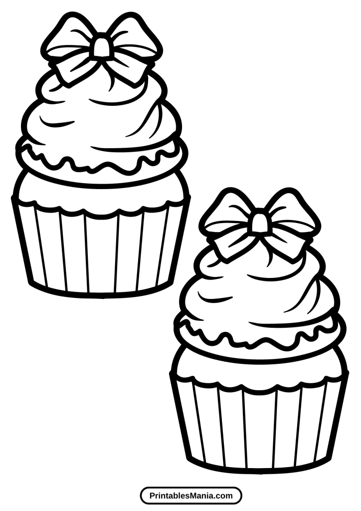 cute cupcake template