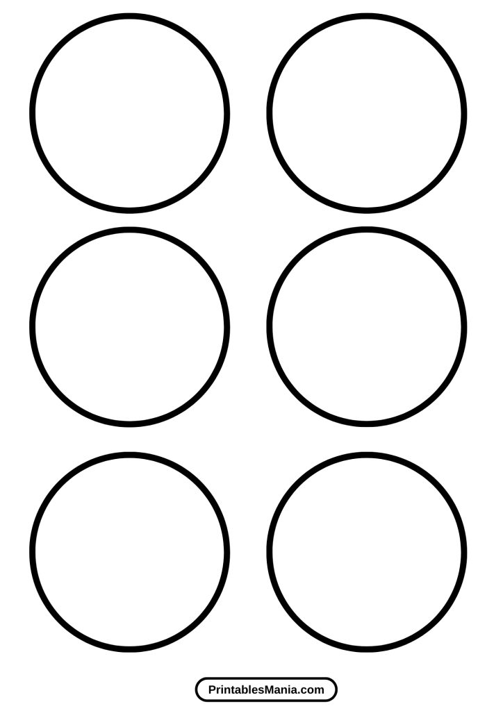 free printable small circle templates