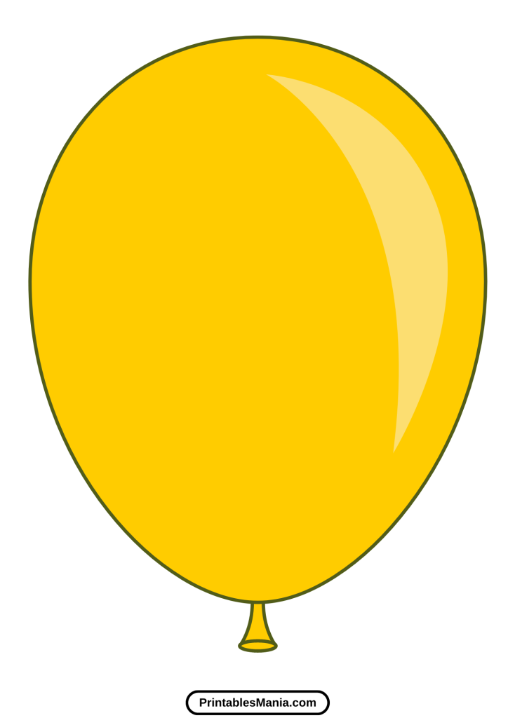 balloon template