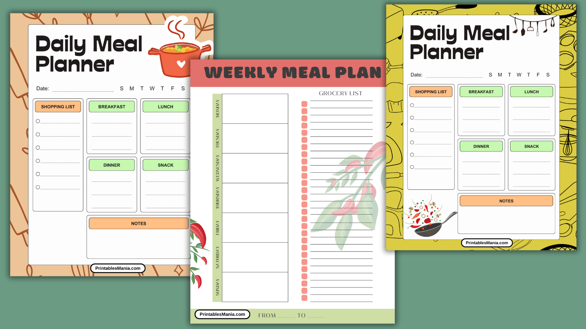 Free Printable Meal Planner PDF