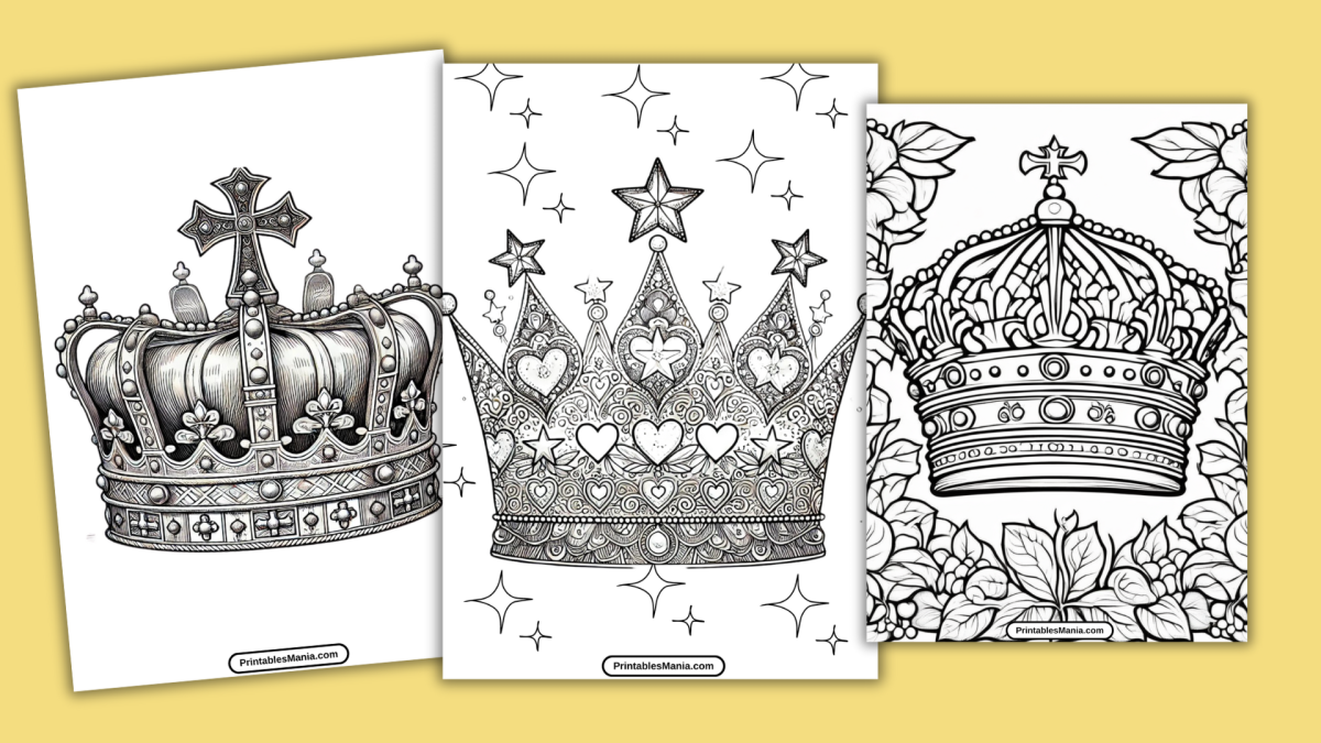 Curon Color In Crown Coloring Page - Printables Mania