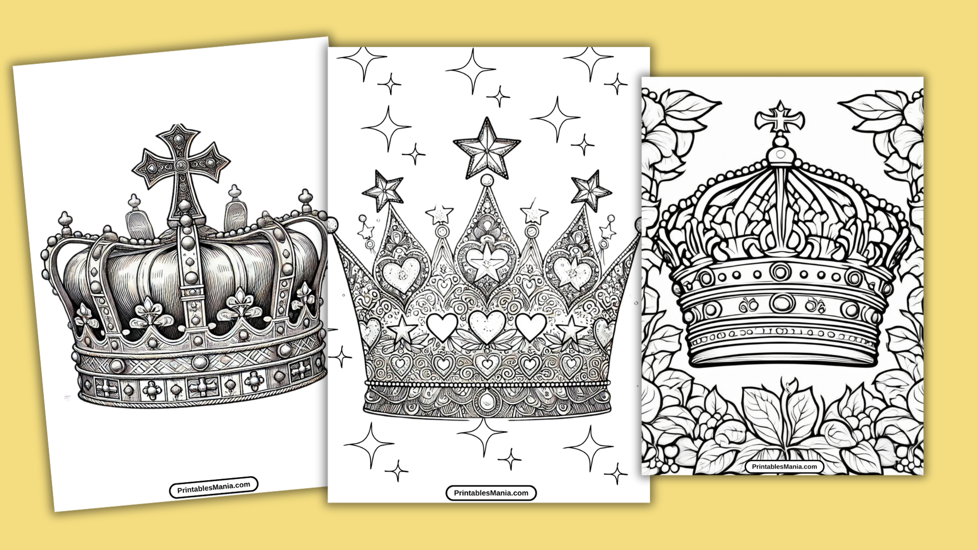 Crown Coloring Page