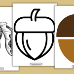 Printable Acorn Template