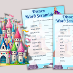 Disney Word Scramble (With Answer Key PDF)