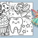 Tooth Fairy Coloring Page