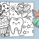 Tooth Fairy Coloring Page