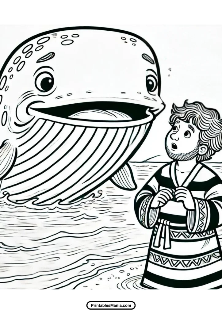 diy jonah and the whale coloring project for kids