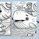 Jonah And The Whale Coloring Page