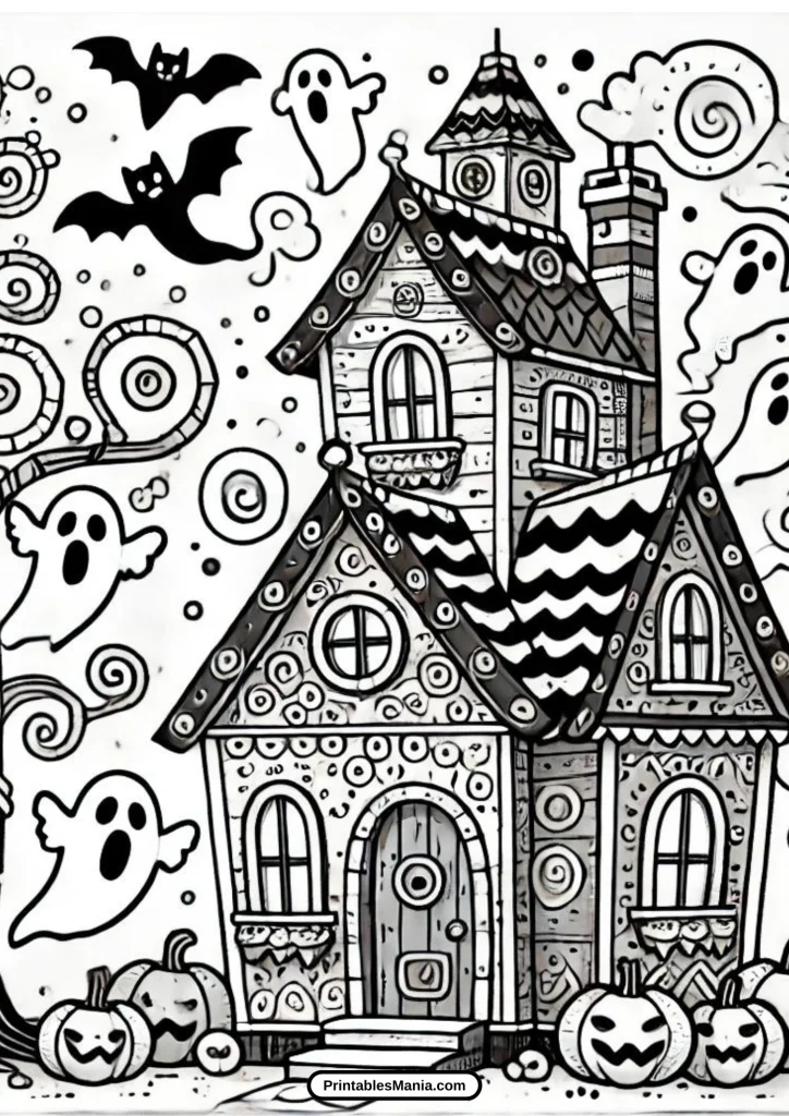 Halloween haunted house for kids