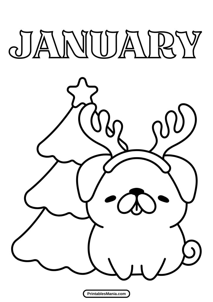 free january coloring pages pdf download