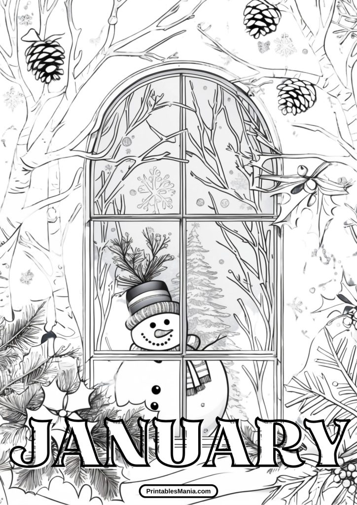 january coloring pdf free for kids