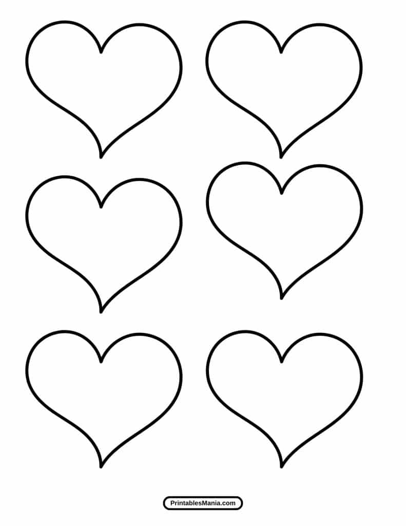 DIY heart template printable