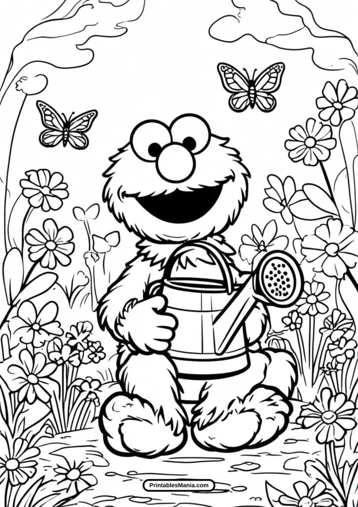 download and print elmo coloring sheets for free