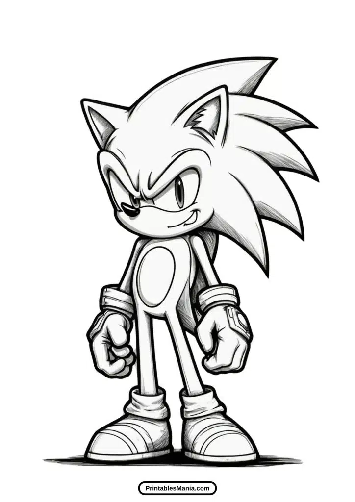 free sonic 3 space adventure coloring sheet