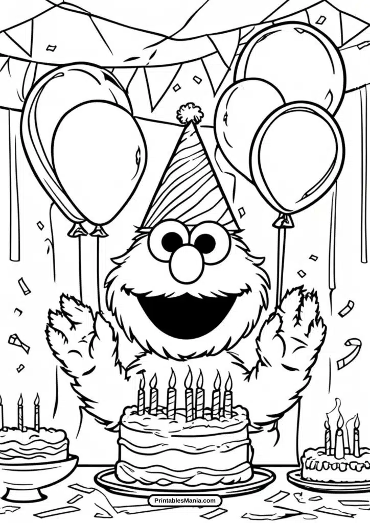 elmo coloring sheet printable