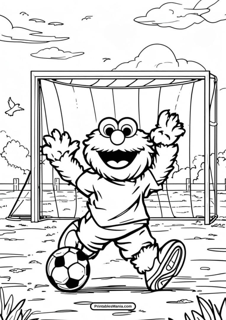 Elmo Coloring Pages - Printables Mania