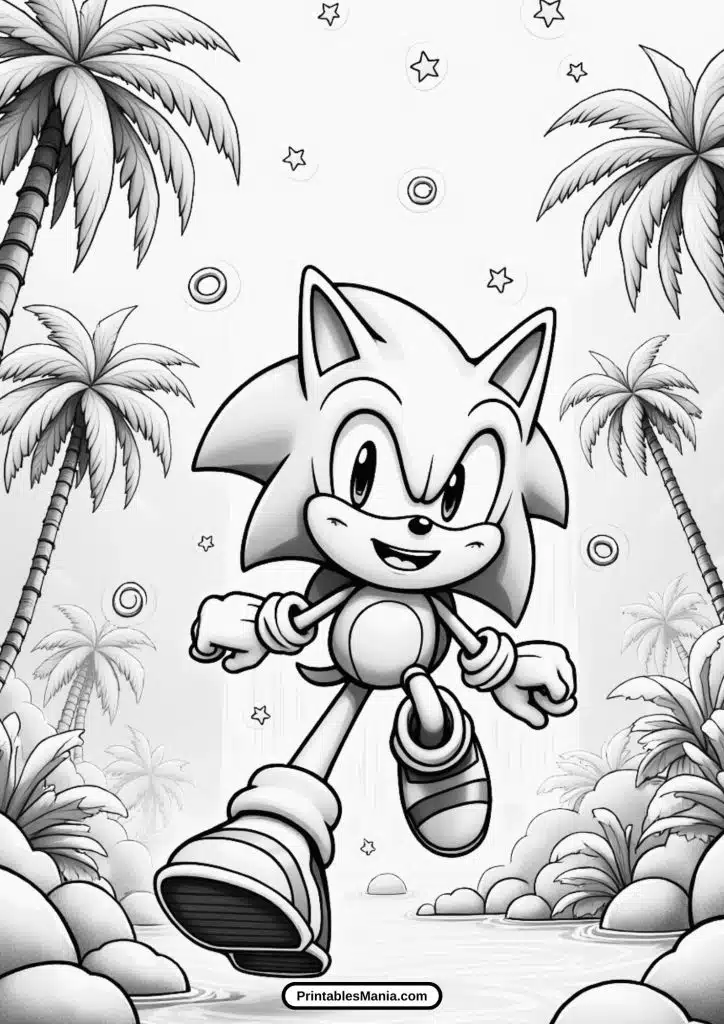 sonic 3 free pdf coloring sheet download