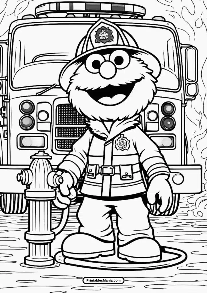 elmo coloring page download for endless fun