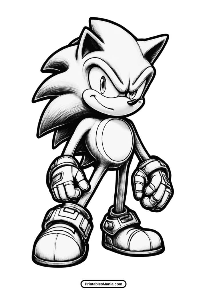 sonic 3 coloring page pdf for free download