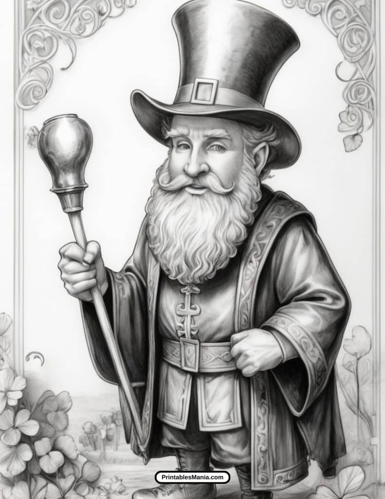 St. Patrick's Day coloring page 