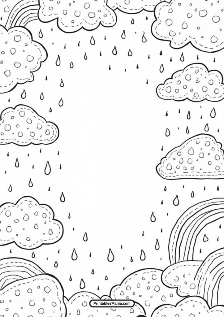 fantasy garden coloring page pdf free