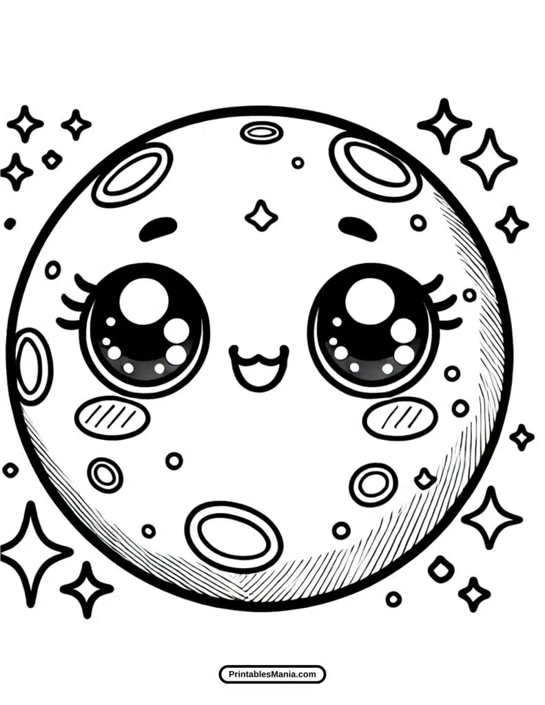 printable kawaii coloring sheet pdf