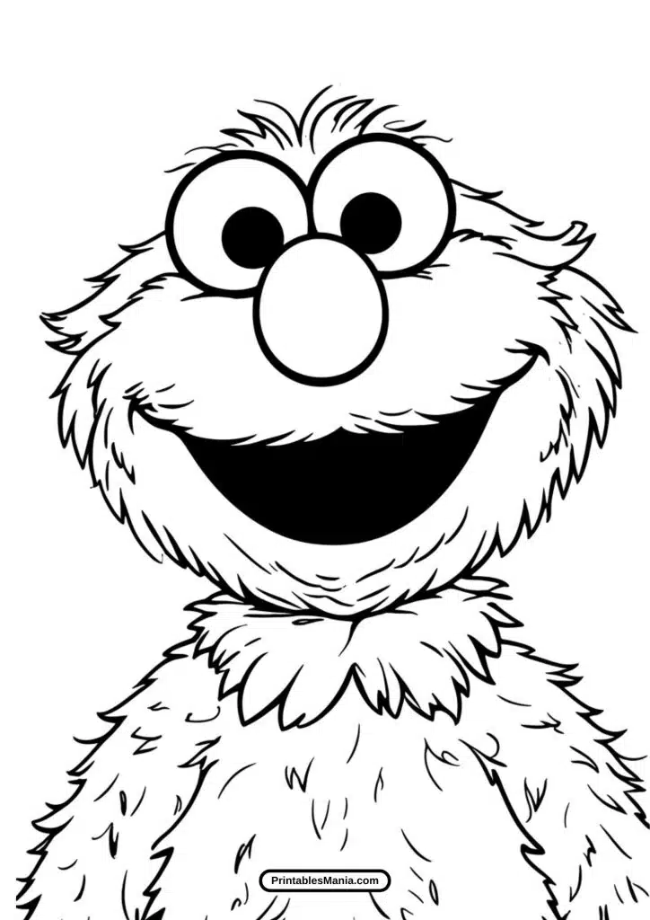 download free elmo coloring pages for toddlers