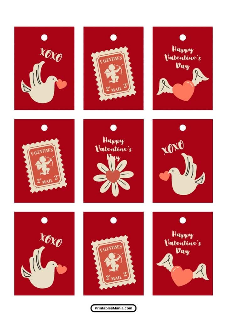 romantic gift tag templates in pdf format for easy printing