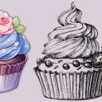 Cupcake Drawing Ideas