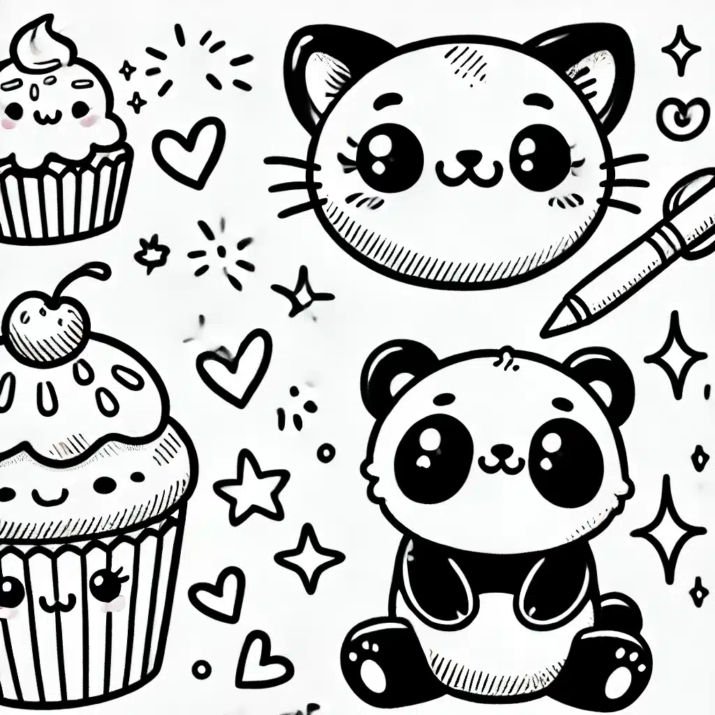 easy and cute drawing ideas for when you're bored