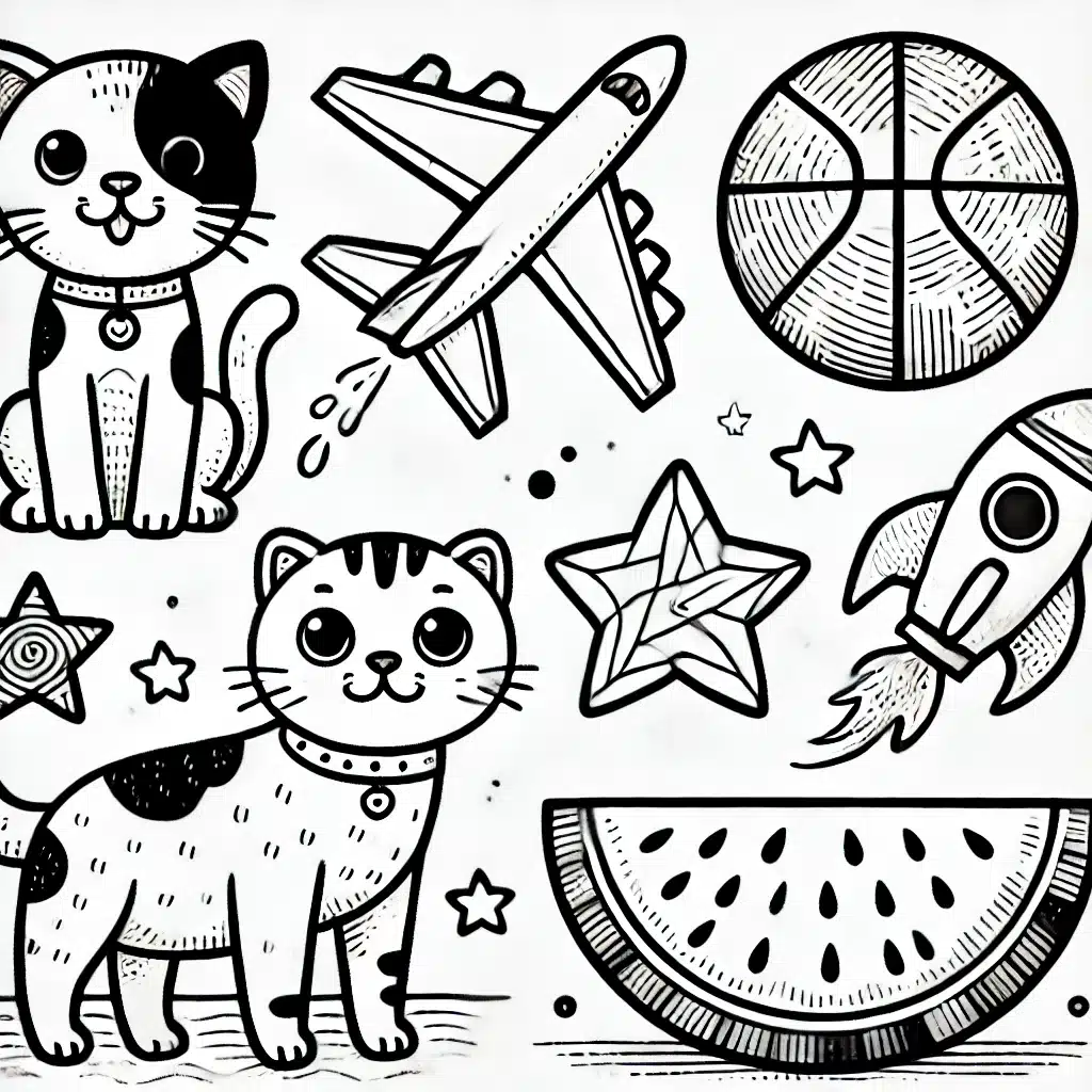 simple drawing idea for 12-year-olds to practice