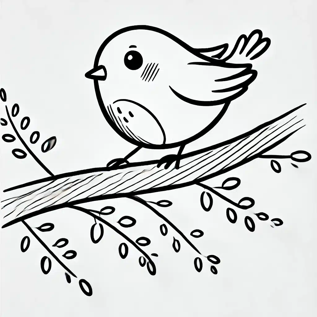 cute and simple sketch for 12-year-old beginners