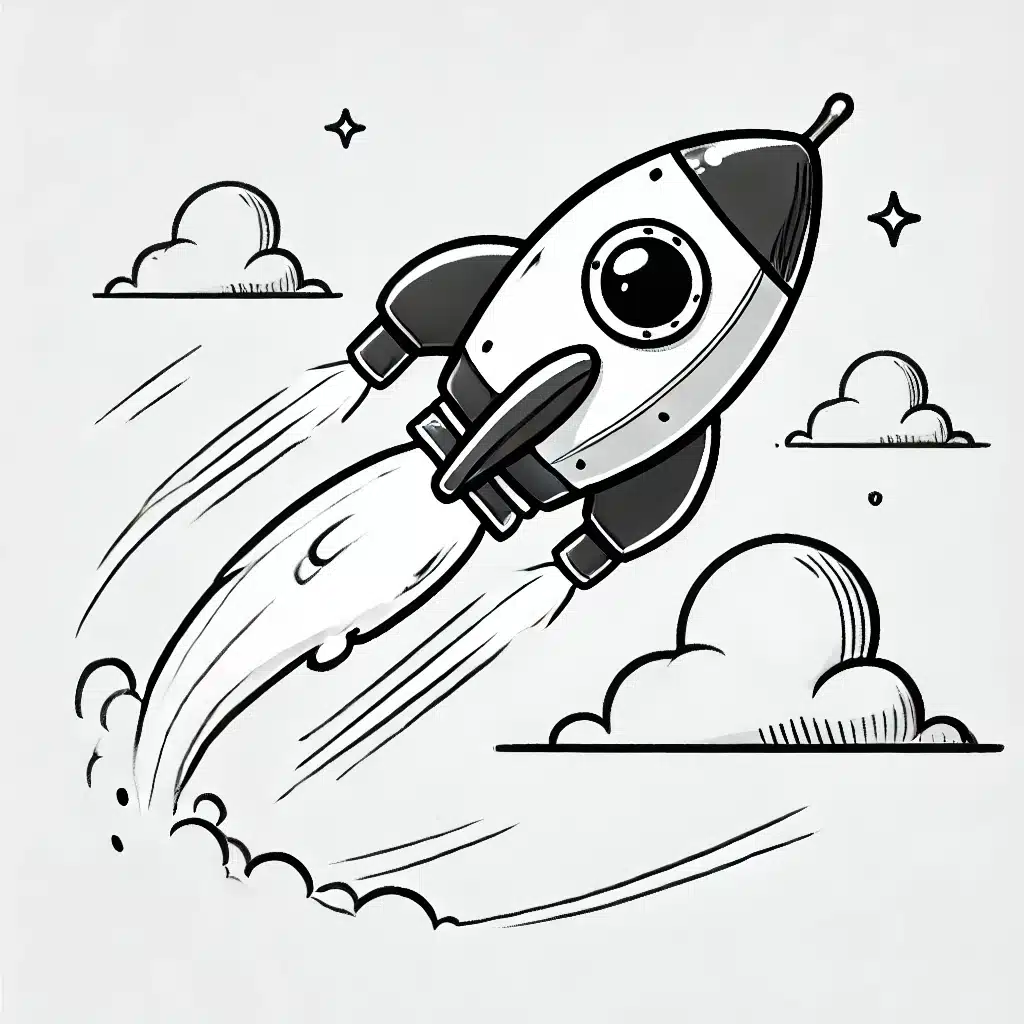 creative and simple sketch for kids to replicate