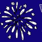 Fireworks Drawing Ideas Easy