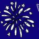 Fireworks Drawing Ideas Easy