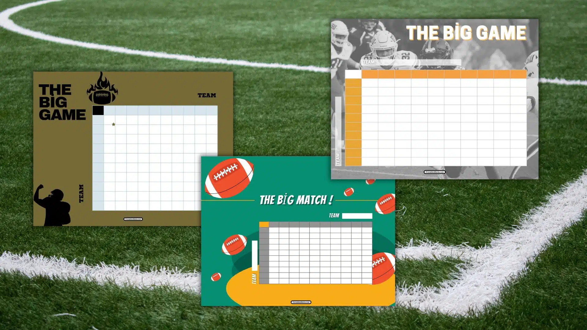 Free Printable Football Squares PDF