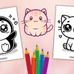 Kawaii Coloring Pages