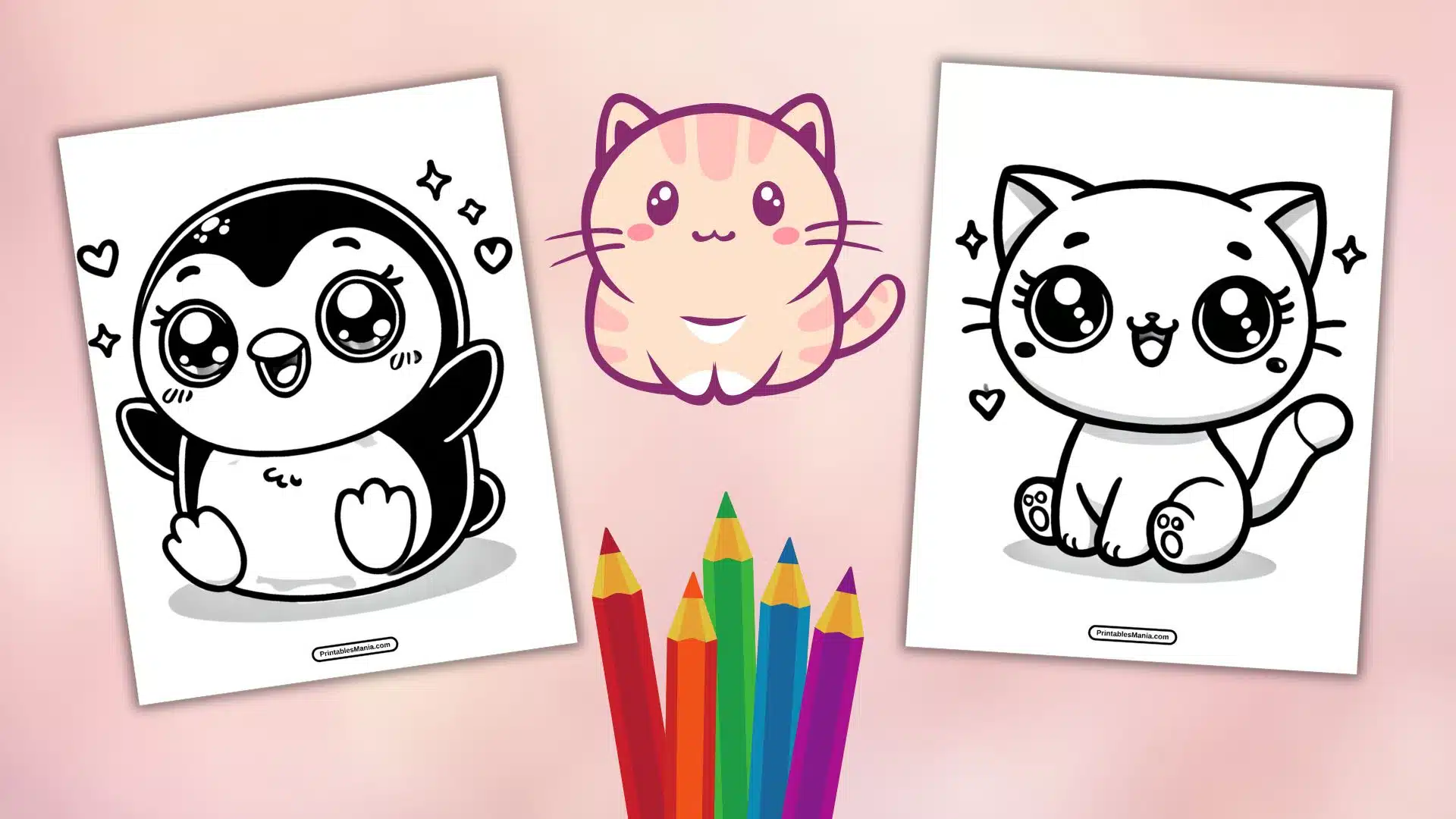 Kawaii Coloring Pages