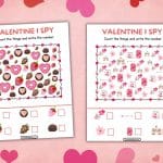 Valentine I Spy Printable PDF