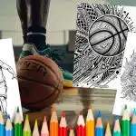 Basketball Coloring Page