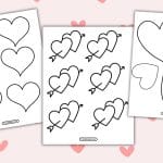 Heart Template Printable