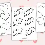 Heart Template Printable